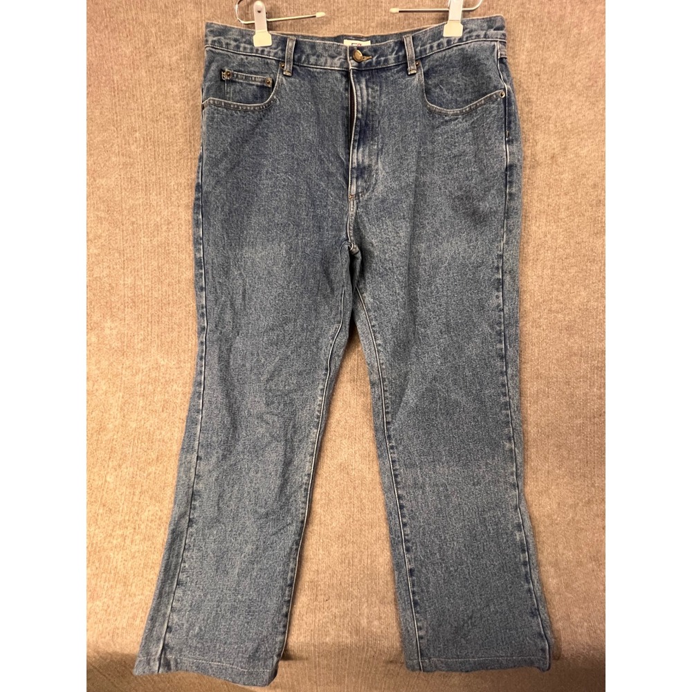 Cutter & Buck Mens Jeans Size 40x32 Blue Denim Straight Leg Casual‎ Pants